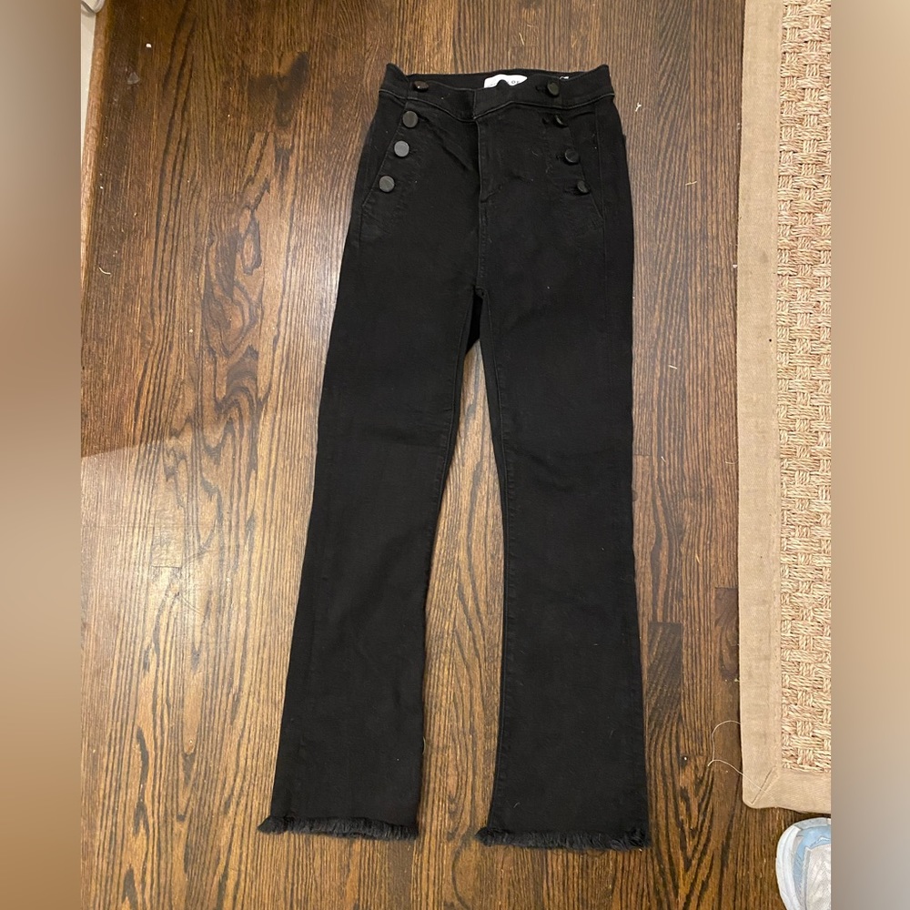 LOFT Black Flare Jeans